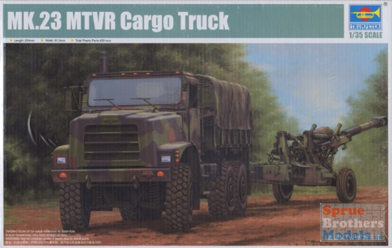 TRUMPETERプラモデル MK.23 MTVR Cargo Truck TRP01011 1:35 Trumpeter Mk.23 MTVR Cargo Truck - Sprue