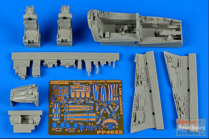 WS Phantom デッキ ARS4622 1:48 Aires F-4D Phantom II Late Cockpit Set (ACA kit