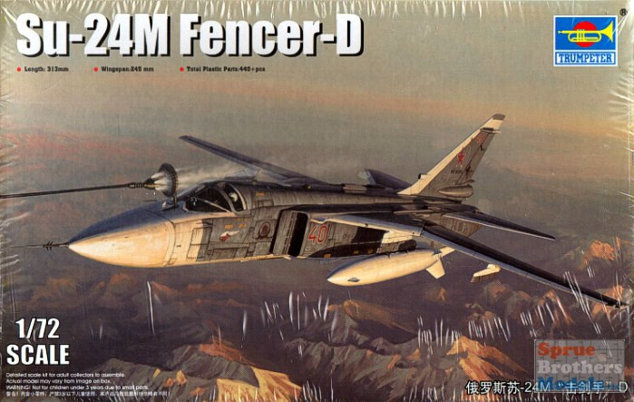 TRP01673 1:72 Trumpeter Su-24M Fencer-D - Sprue Brothers Models LLC