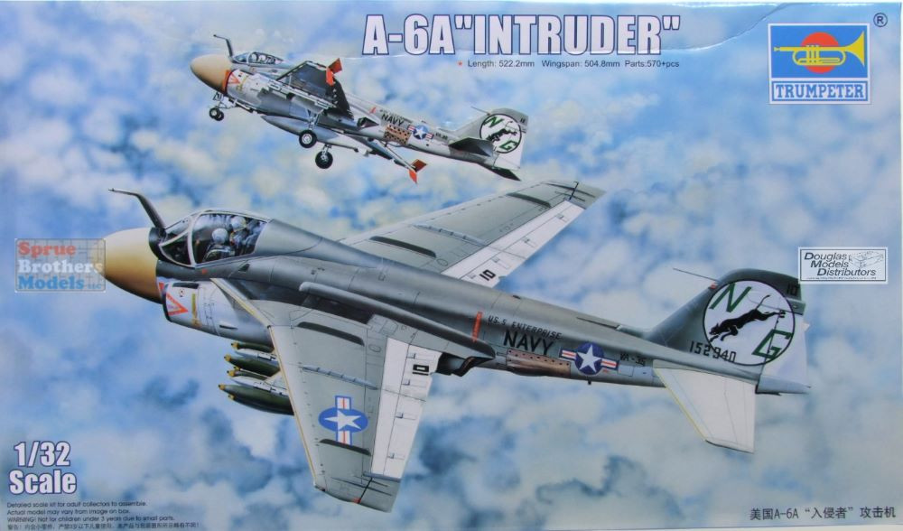 A-6A 1⁄32 Intruder Trumpeter | イントルーダー : プラモデル