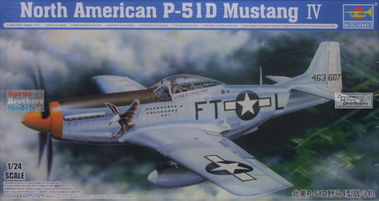 TRP02401 1:24 Trumpeter North American P-51D Mustang IV