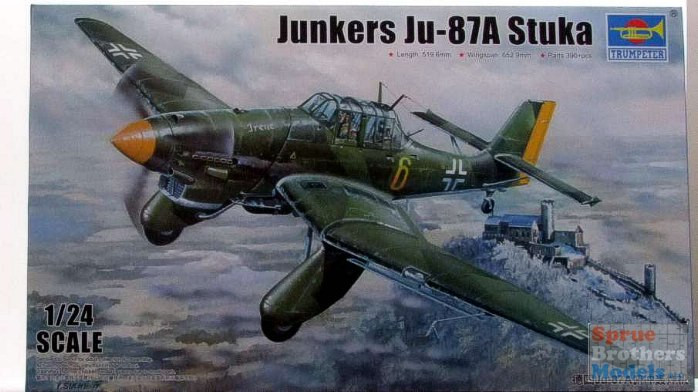 TRP02420 1:24 Trumpeter Junkers Ju 87A Stuka - Sprue Brothers