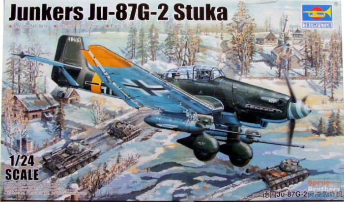 その他 Trumpeter 1/24 Junkers Ju-87G-2 Stuka TRP02425 1:24 Trumpeter Junkers Ju 87G-2 Stuka - Sprue Brothers
