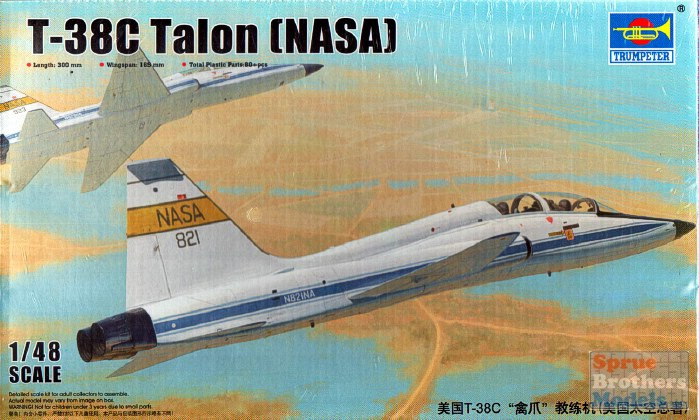 TRP02878 1:48 Trumpeter T-38C Talon NASA - Sprue Brothers Models LLC