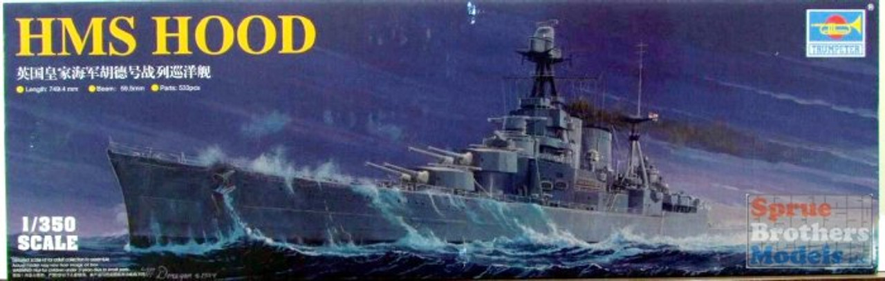 TRP05302 1:350 Trumpeter Battleship HMS Hood