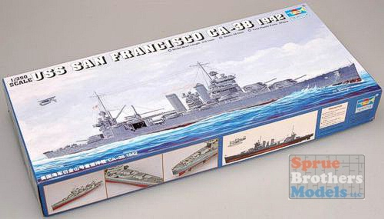 トランペッター 1/350 アメリカ海軍 サンフランシコ CA-38 1942 05309 プラモデル Amazon.com: Trumpeter 1/350 Scale USS San Francisco CA38