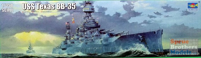TRP05340 1:350 Trumpeter USS Texas BB-35 - Sprue Brothers Models LLC