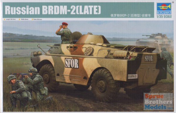 その他 TROPHY Model BRDM-2 1/35 TRP05512 1:35 Trumpeter Russian BRDM-2 Late - Sprue Brothers
