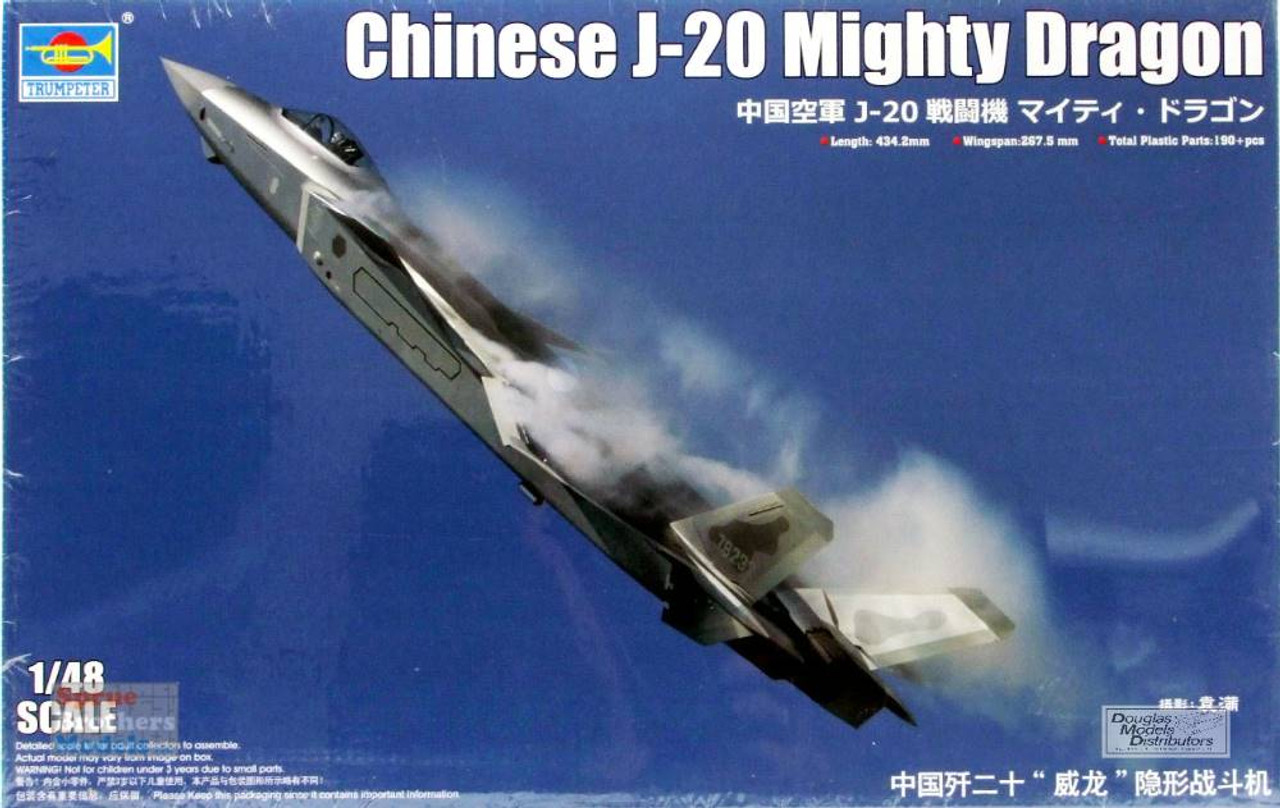 1:48 Chinese J-20 Mighty Sprue Brothers Models LLC