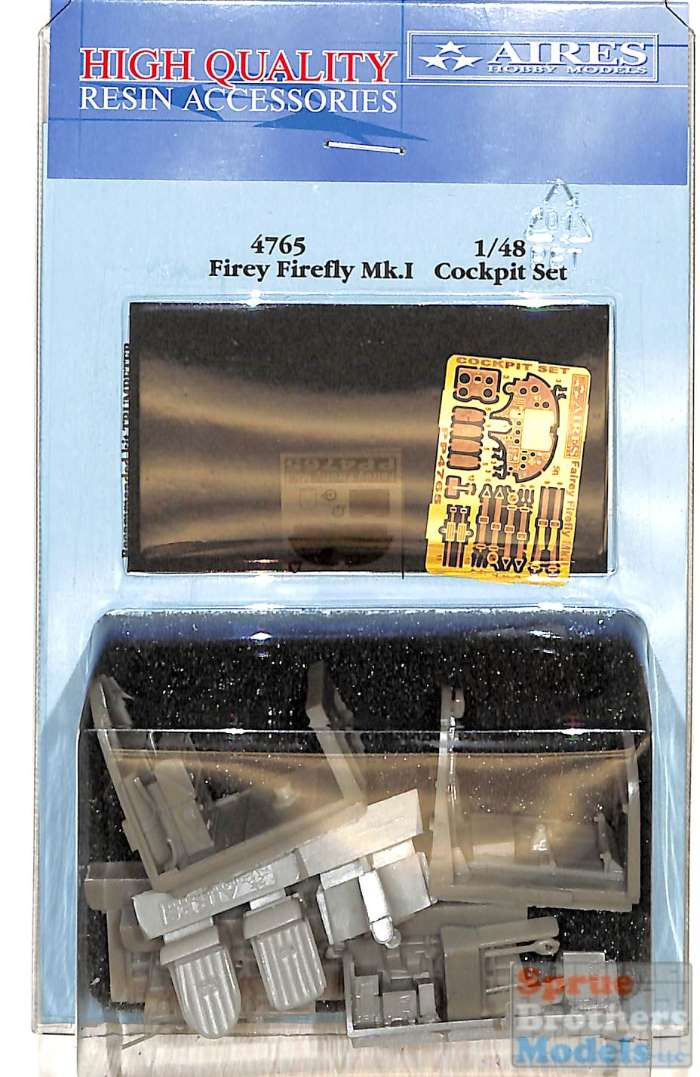 ARS4765 1:48 Aires Fairey Firefly Mk.I Cockpit Set (TRP kit