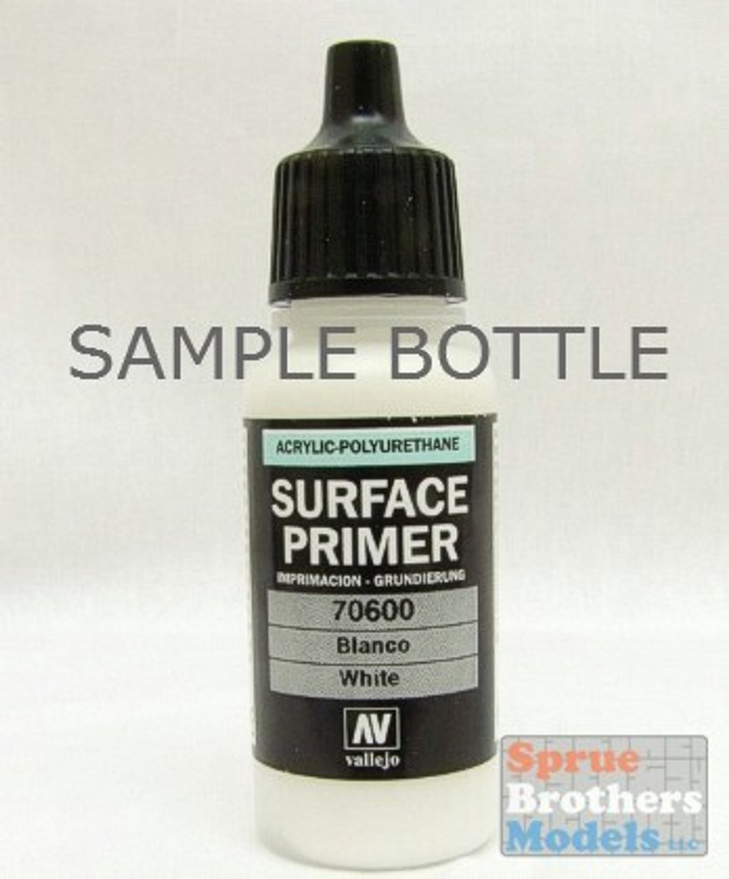 Vallejo Surface Primer Grey 70601 in 17ml bottles