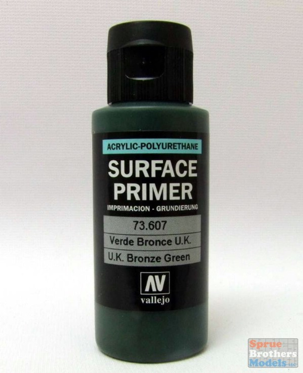 VAL73607 Vallejo Surface Primer - UK Bronze Green 60ml - Sprue