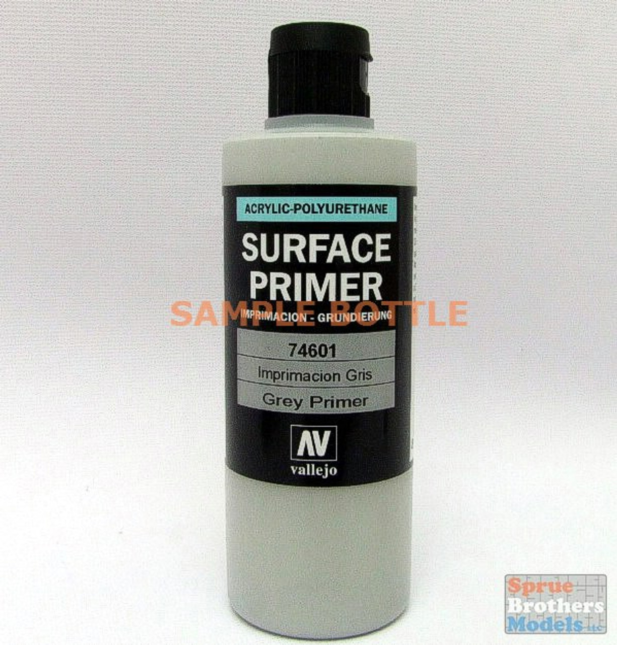 Vallejo - Gloss Black Primer, 32 ml - plastic scale model kit in