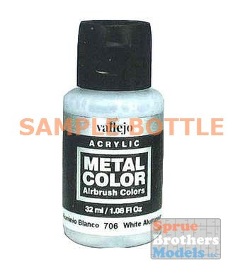 VAL77717 Vallejo Metal Color - Dull Aluminum 32ml - Sprue Brothers