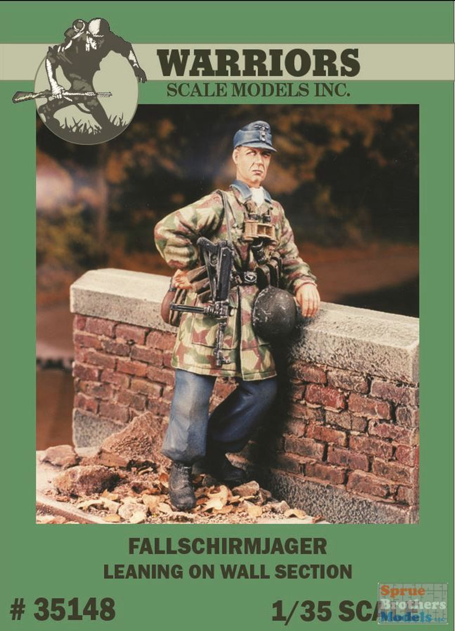 WARN35148 1:35 Warriors Scale Models Figure: Fallschirmjager