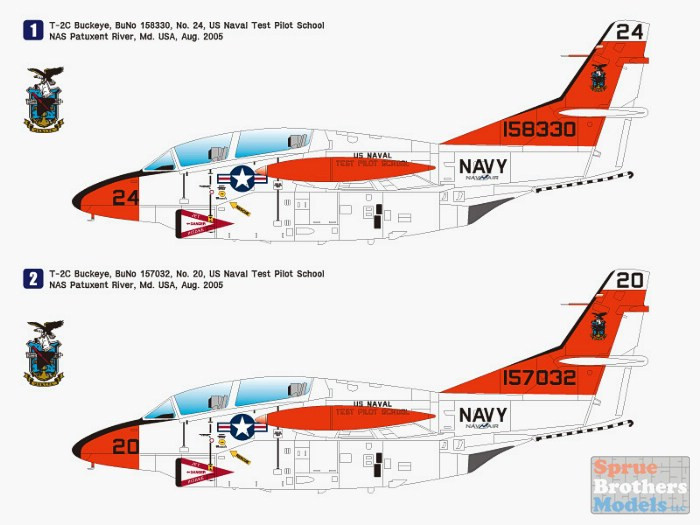 Maquette Avion Wolfpack 1/72 T-2C Buckeye 'Last Flight' – Kit Plastique, Neuf