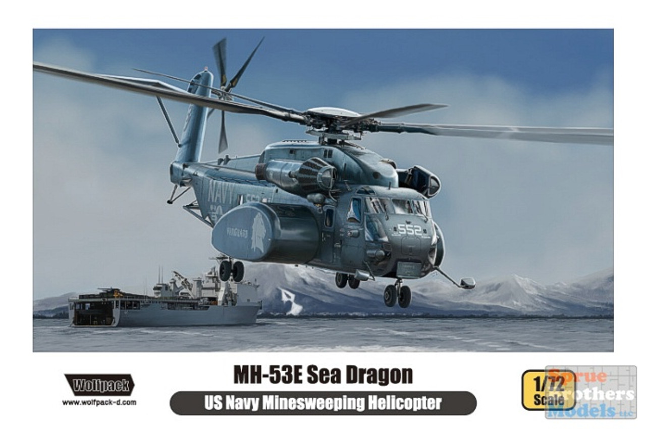 (未使用･未開封品)　ウルフパックデザイン 1/72 アメリカ海軍 MH-53E シードラゴン プラモデル WOLWP17206 qdkdu57 WPD17206 1:72 Wolfpack MH-53E Sea Dragon - Sprue Brothers