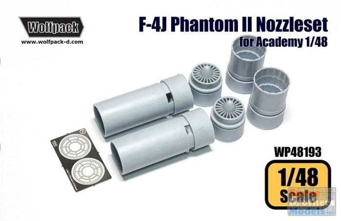 WPD48193 1:48 Wolfpack F-4J Phantom II J79 Engine Nozzle Set (ACA