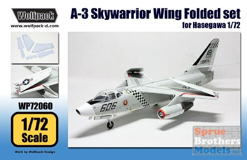 WPD72060 1:72 Wolfpack A-3 Skywarrior Wing Folded Set (HAS kit