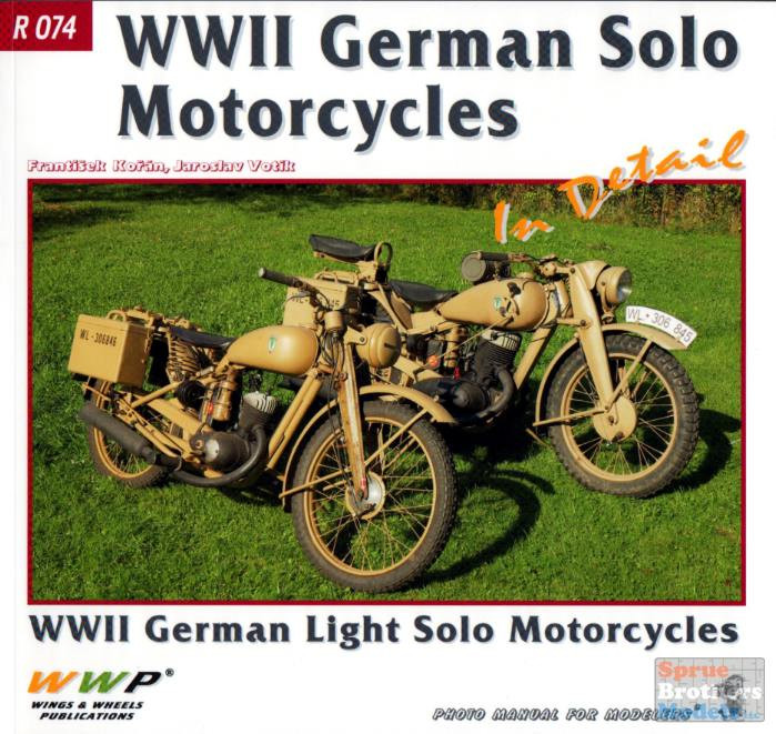 WWPR074 Wings & Wheels Publications - WWII German Solo Motorcycles
