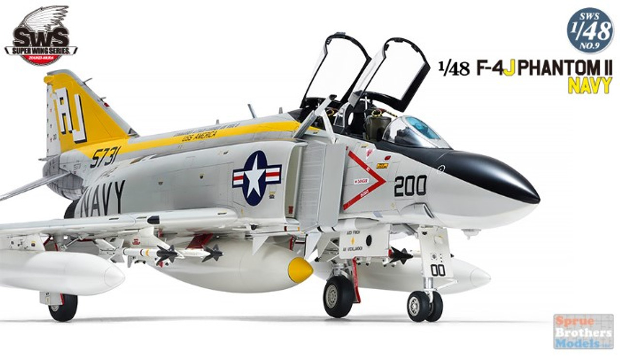 ZKMK28907 1:48 Zoukei-Mura F-4J Phantom II 'Navy' - Sprue