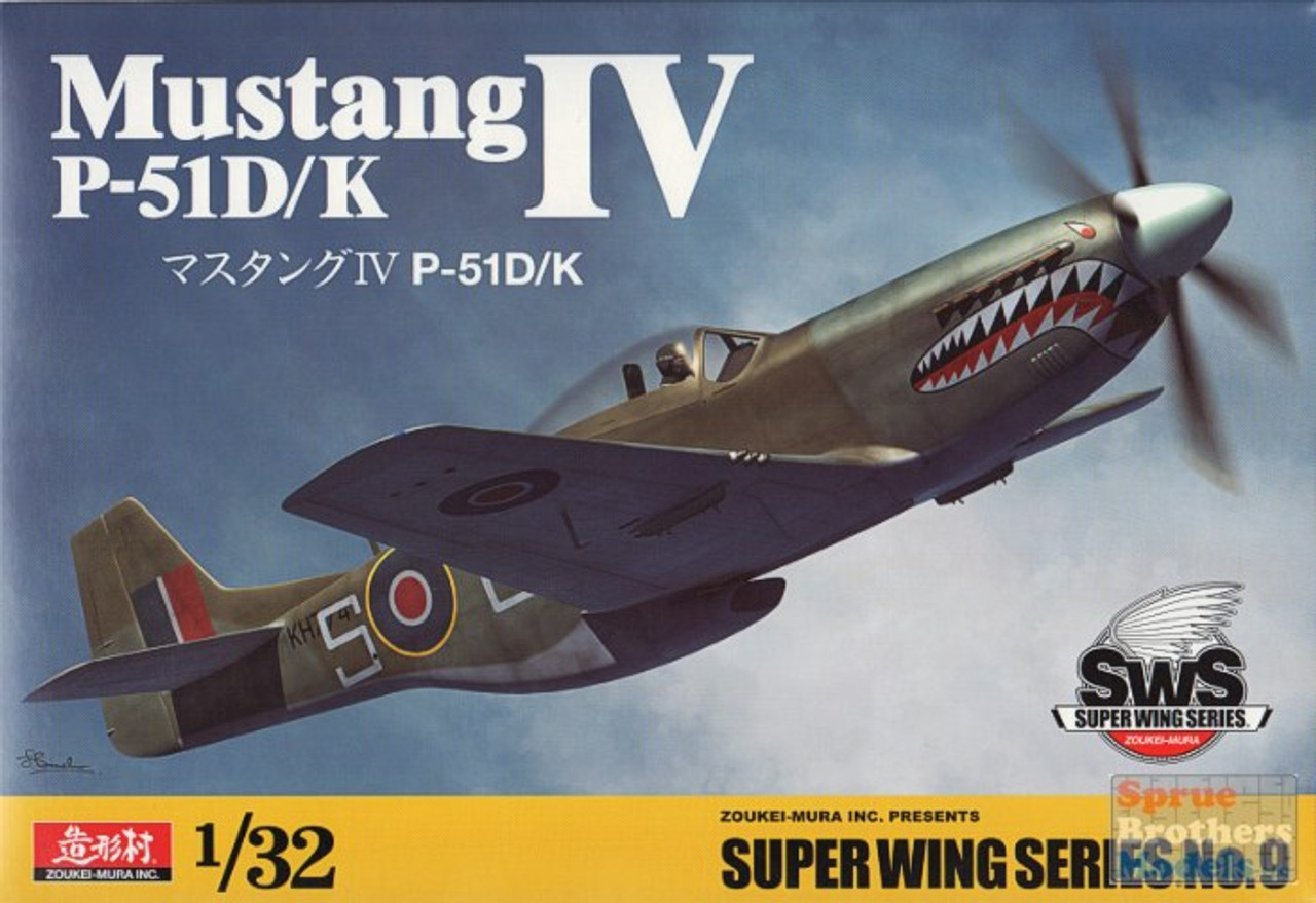 ZKMSWS009 1:32 Zoukei-Mura P-51D P-51K Mustang