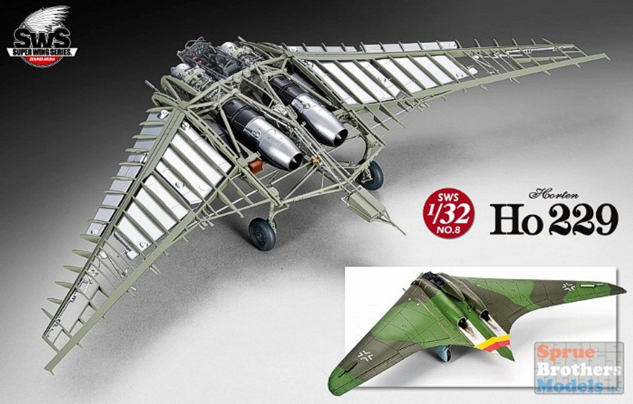 ZKMSWS008 1:32 Zoukei-Mura Horten Ho229 - Sprue Brothers