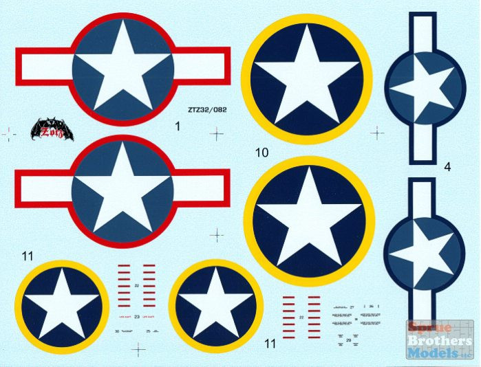 ZTZ32082 1:32 Zotz Decals - Heavenly Bodies B-17F Flying Fortress