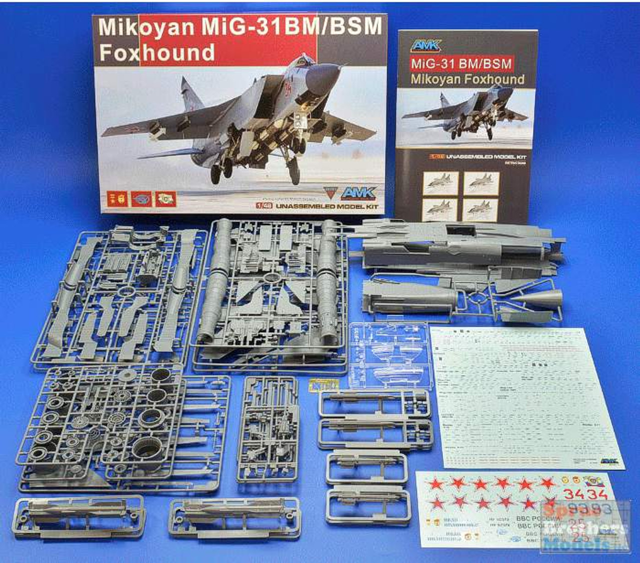 爆買い正規品★☆AMＫ　1/48　ＭｉＧ－３１BＭ/ＢＳＭ　フォックスハウンド　アバンギャルドモデル☆★ その他