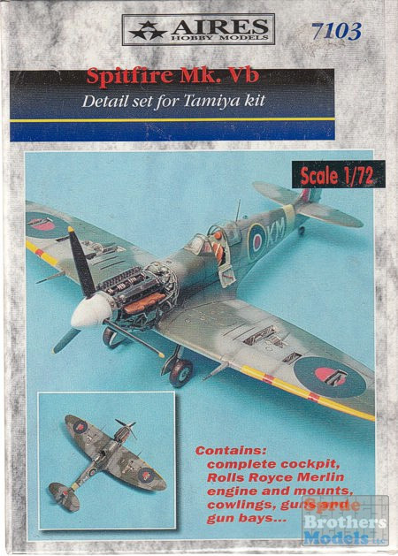 139Stage11PolishedStandar、Spitfireのセット ARS7103 1:72 Aires Spitfire Mk Vb Super Detail Set (TAM kit) #7103
