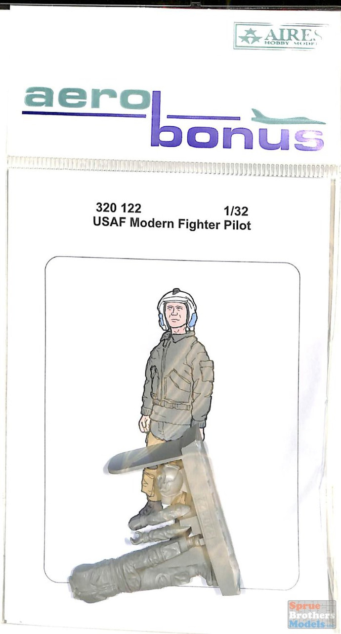 ARSAB320122 1:32 AeroBonus USAF Modern Fighter Pilot Figure