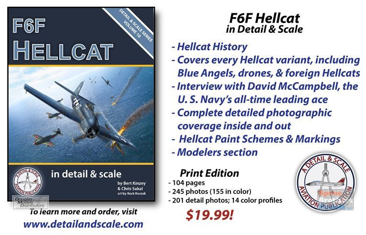 DAS5039 Detail & Scale Books - F6F Hellcat - Sprue Brothers Models LLC
