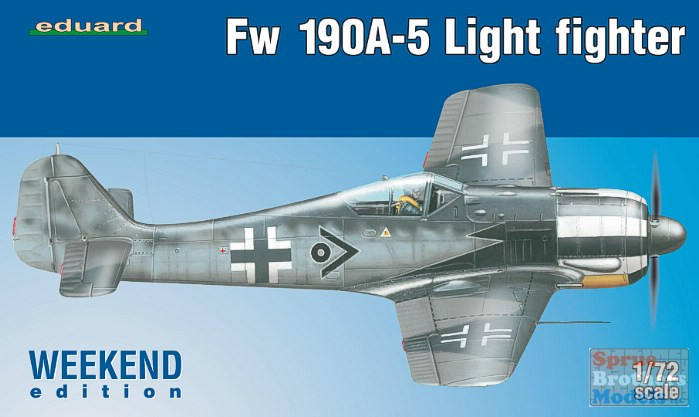 EDU07439 1:72 Eduard Fw 190A-5 Light Fighter Weekend Edition