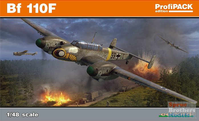EDU08207 1:48 Eduard Messerschmitt Bf 110F ProfiPack - Sprue