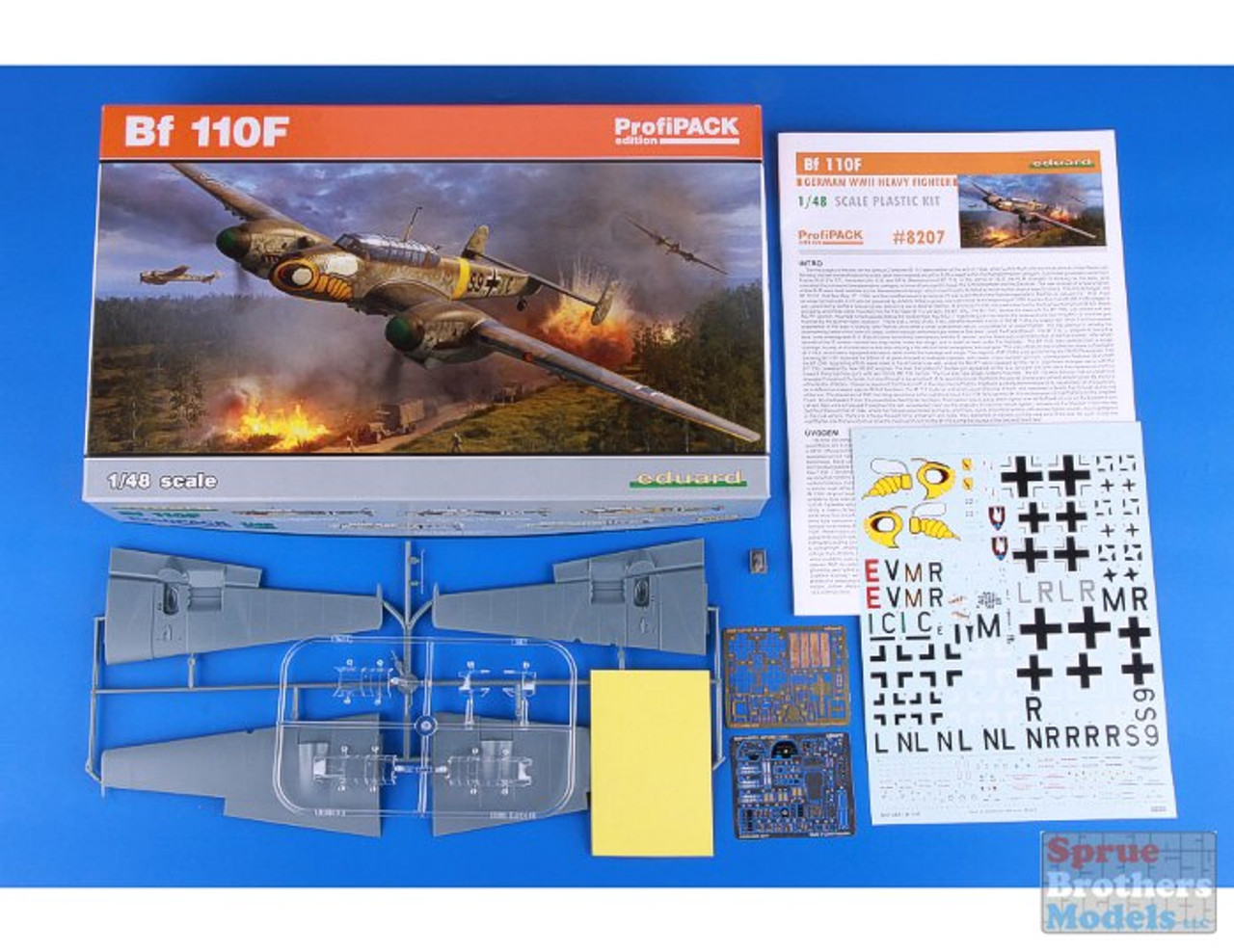 エデュアルド 1/48 プロフィパックシリーズ ドイツ軍 Bf110F プラモデル EDU8207 n5ksbvb エデュアルド 1/48 プロフィパックシリーズ ドイツ軍 Bf110F