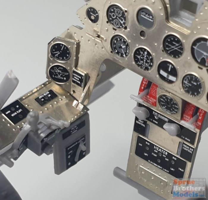 ASCPE24CAT 1:24 Airscale Instrument Panel Upgrade - F6F Hellcat