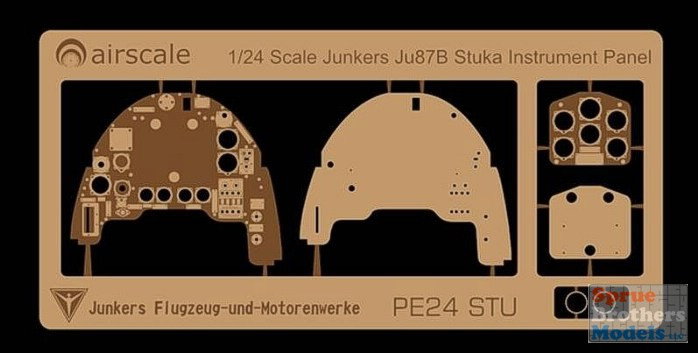 ASCPE24STU 1:24 Airscale Instrument Panel Upgrade - Junkers Ju87B Stuka ...