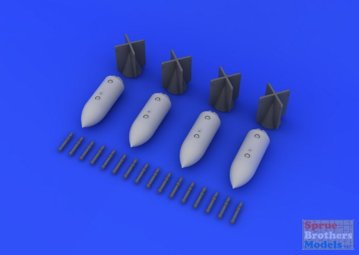 EDU648161 1:48 Eduard Brassin German SC-250 Bomb Set - Sprue