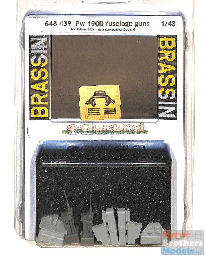 Eduard パーツセット EDU648439 1:48 Eduard Brassin Fw 190D Fuselage Guns (EDU kit