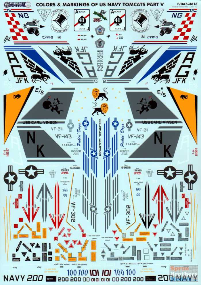 Furball 1/48 decals Colors & Markings of P-47Ns Thunderbolt Part 2 - F