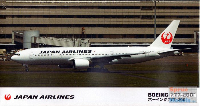 HAS10714 1:200 Hasegawa Boeing 777-200 Japan Airlines - Sprue