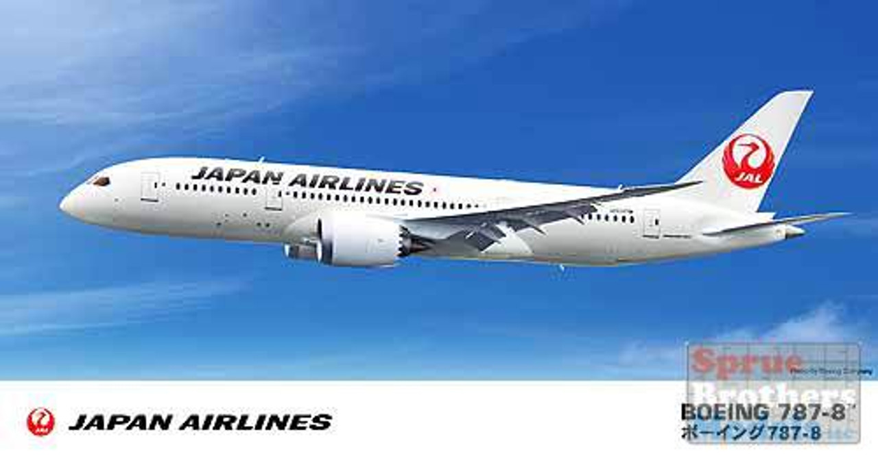 HAS10717 1:200 Hasegawa Boeing 787-8 Japan Airlines