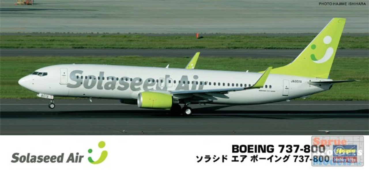 HAS10740 1:200 Hasegawa Boeing 737-800 Solaseed Air