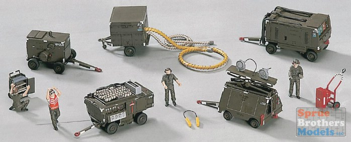HAS35006 1:72 Hasegawa Ground Equipment Set - Sprue Brothers