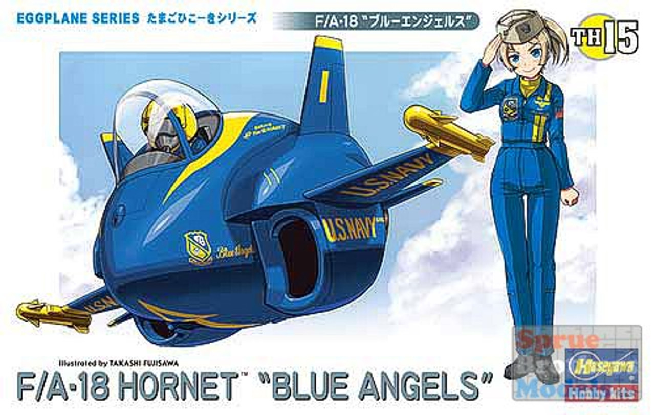 HAS60125 Hasegawa F-18 Hornet Blue Angels Egg Plane - Sprue