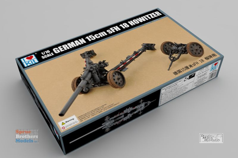 ILK61603 1:16 I Love Kit German 15cm sFH 18 Howitzer - Sprue
