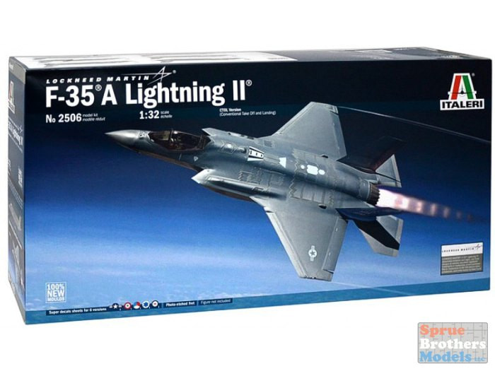 ITA2506 1:32 Italeri F-35A Lightning II - Sprue Brothers Models LLC