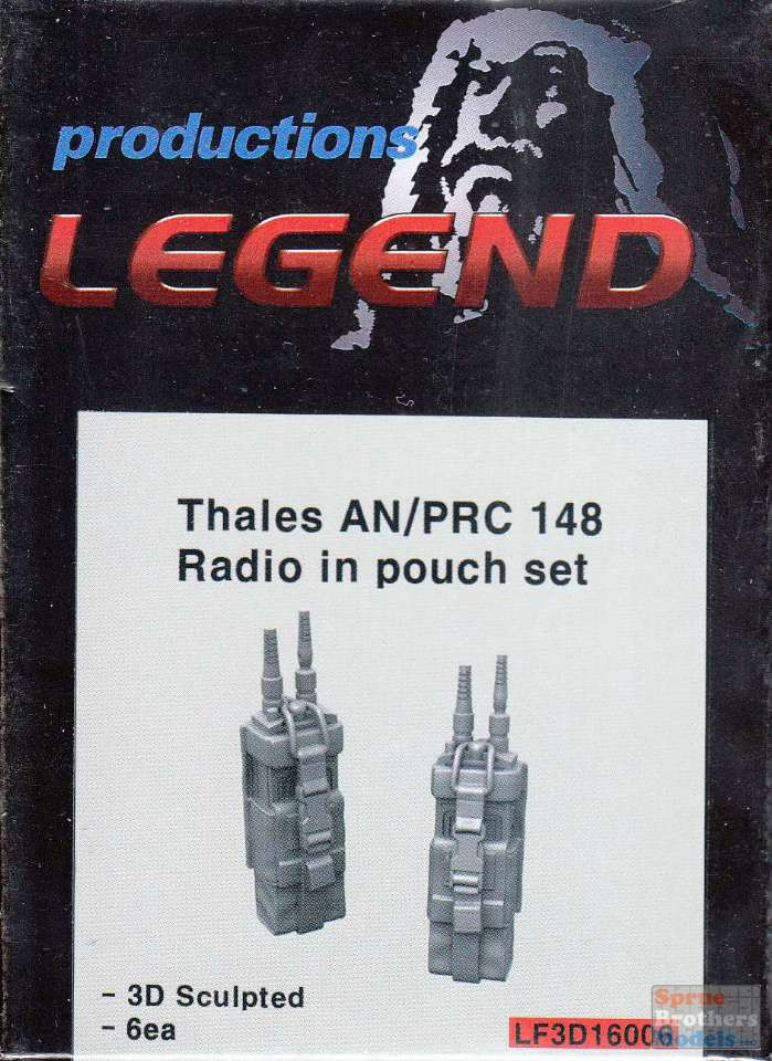 LEG3D16006 1:16 Legend Thales AN/PRC 148 Radio In Pouch Set - Sprue ...
