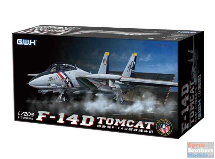 LNRL7203 1:72 Great Wall Hobby F-14D Tomcat - Sprue Brothers