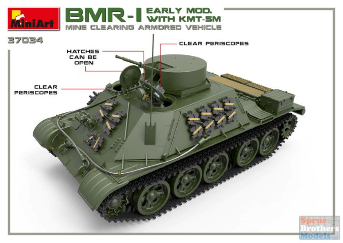 MIA37034 1:35 Miniart BMR-1 Early Mod with KMT-5M Mine Clearing